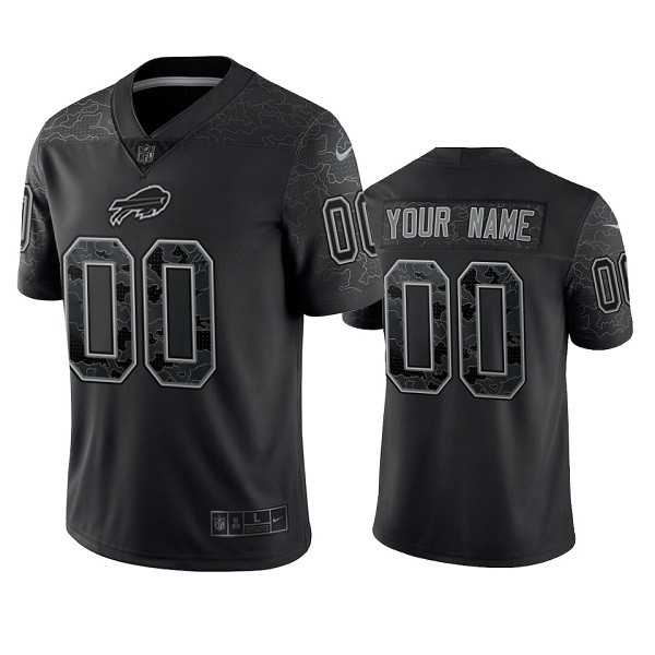 Men's Buffalo Bills Active Player Custom Black Reflective Limited Stitched Football Jersey,We sell and wholesale Men's Buffalo Bills Active Player Custom Black Reflective Limited Stitched Football Jersey on line form chian!
